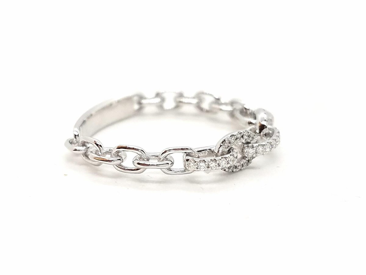 Bague Or blanc Diamant - Castafiore