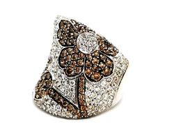 Bague Or blanc Diamant - Castafiore