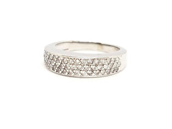 Bague Or blanc Diamant - Castafiore