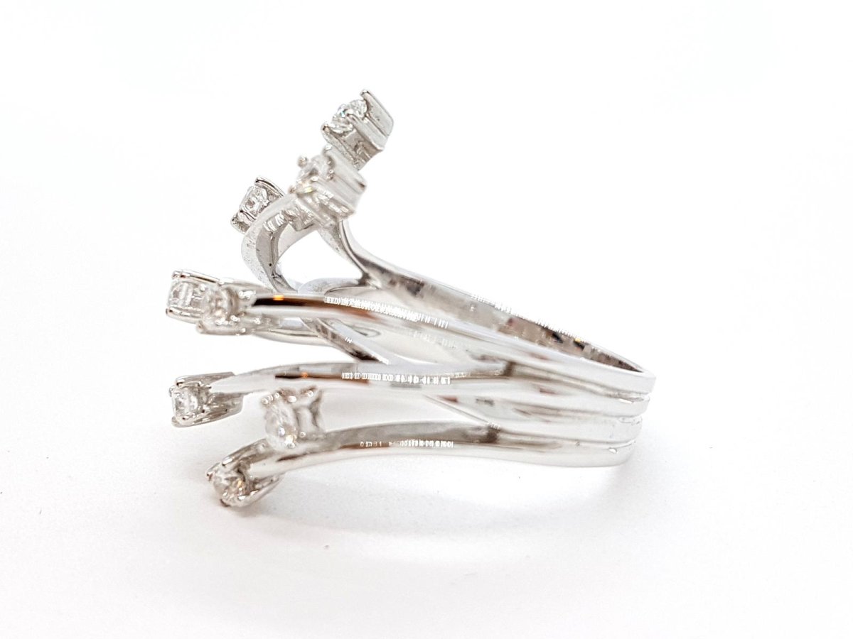 Bague Or blanc Diamant - Castafiore