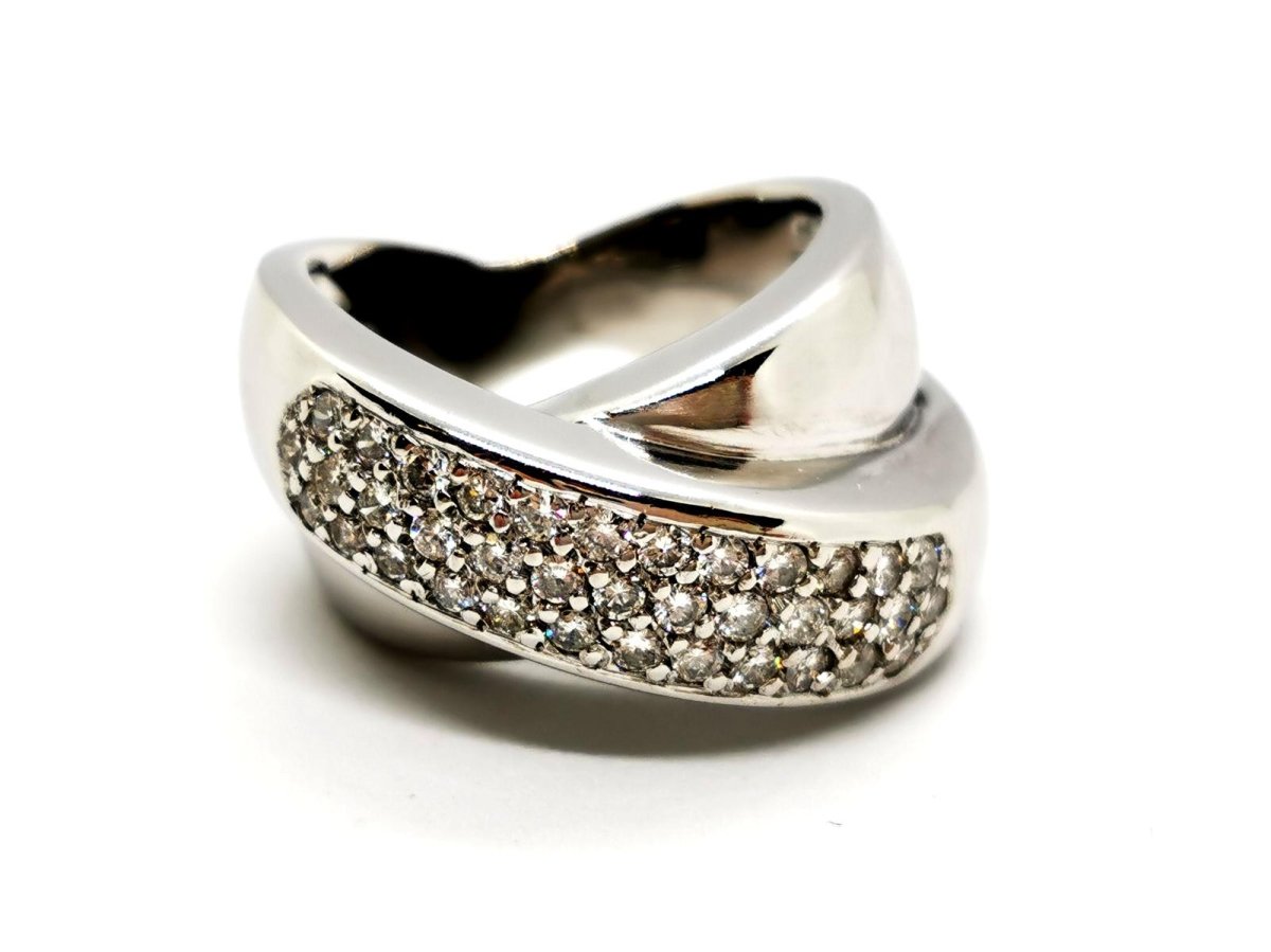 Bague Or blanc Diamant - Castafiore