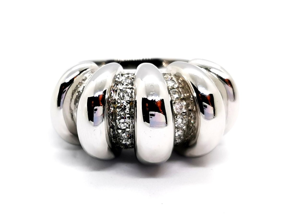 Bague Or blanc Diamant - Castafiore