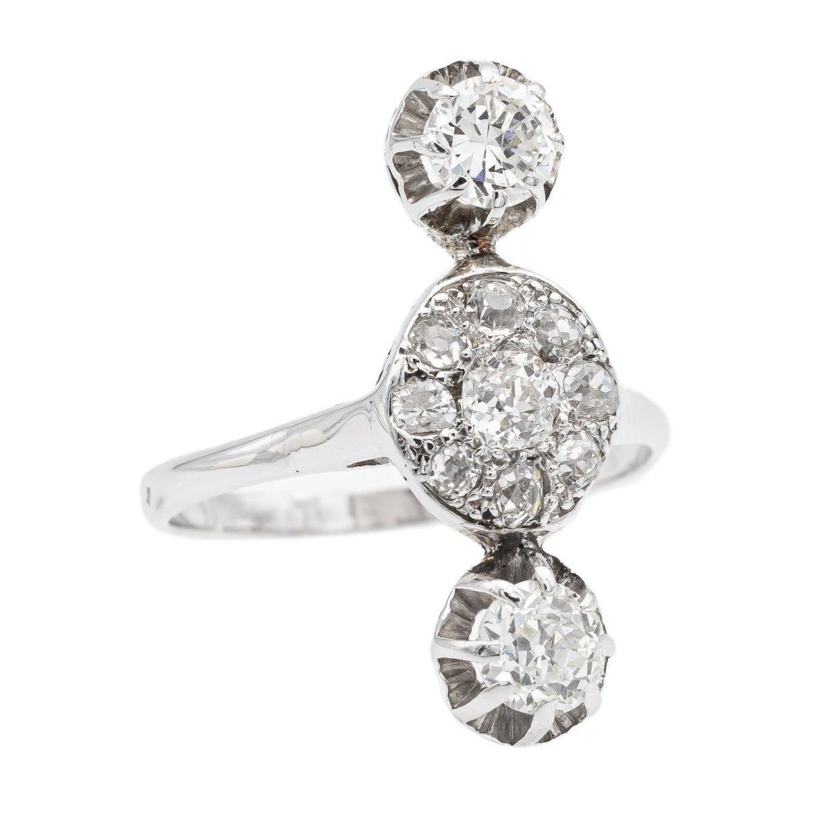 Bague Or blanc Diamant - Castafiore