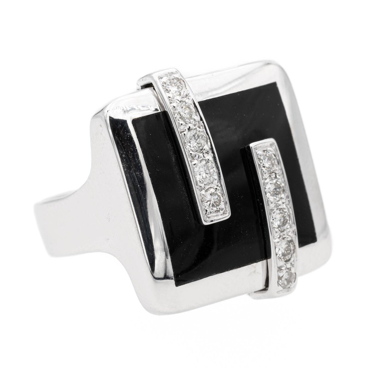 Bague Or blanc Diamant - Castafiore