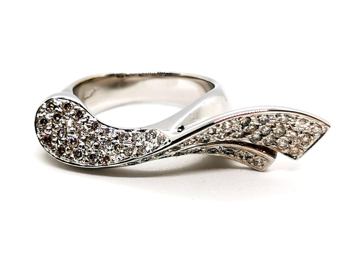 Bague Or blanc Diamant - Castafiore