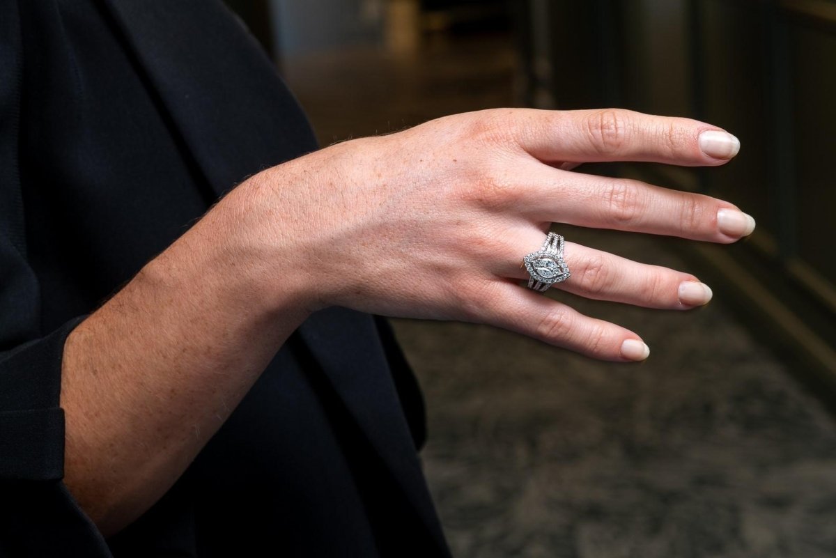 Bague Or blanc Diamant - Castafiore
