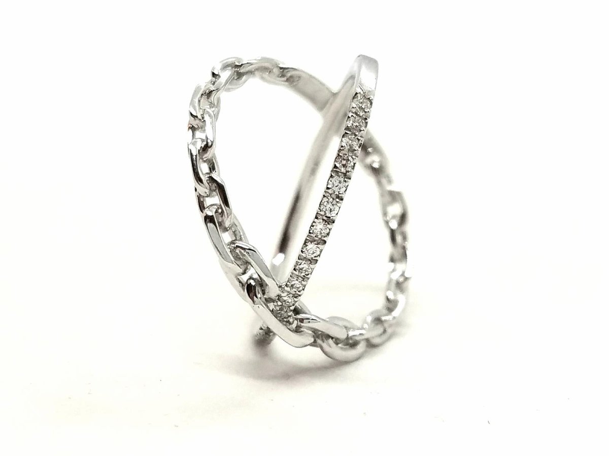 Bague Or blanc Diamant - Castafiore