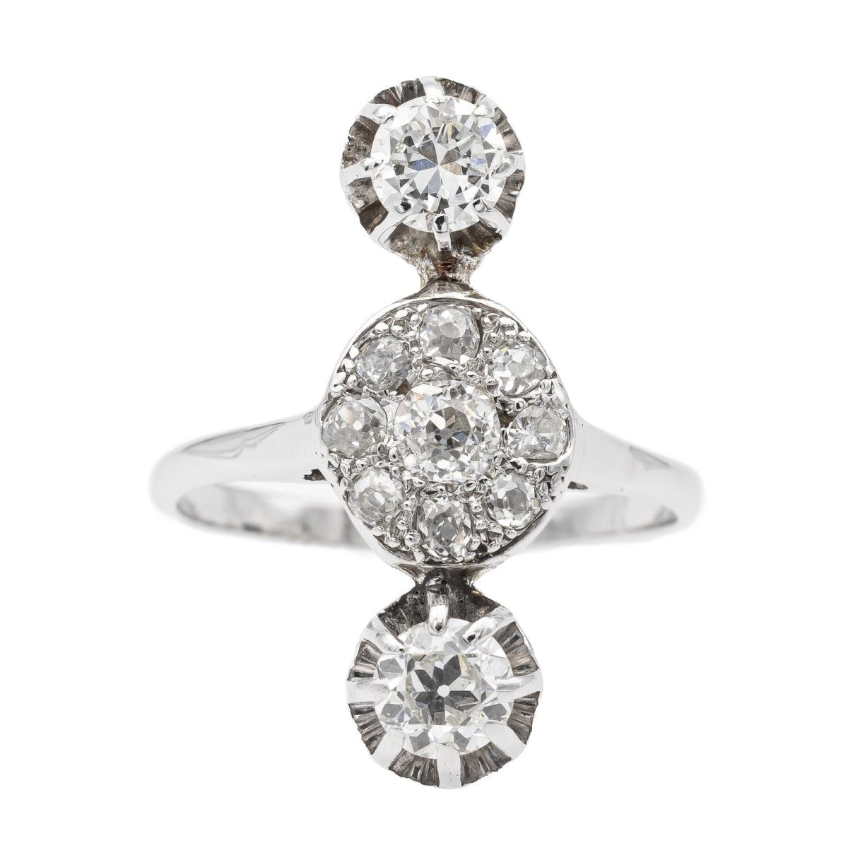 Bague Or blanc Diamant - Castafiore