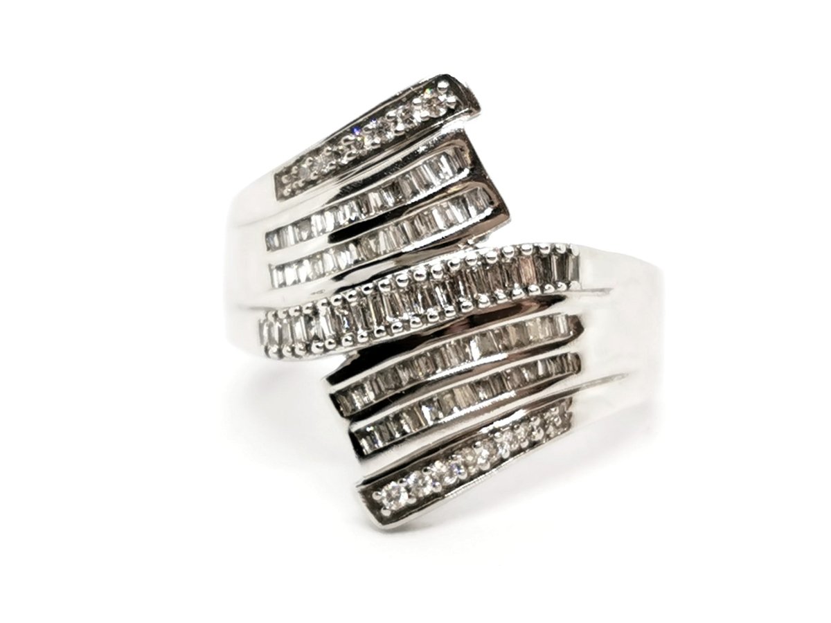 Bague Or blanc Diamant - Castafiore