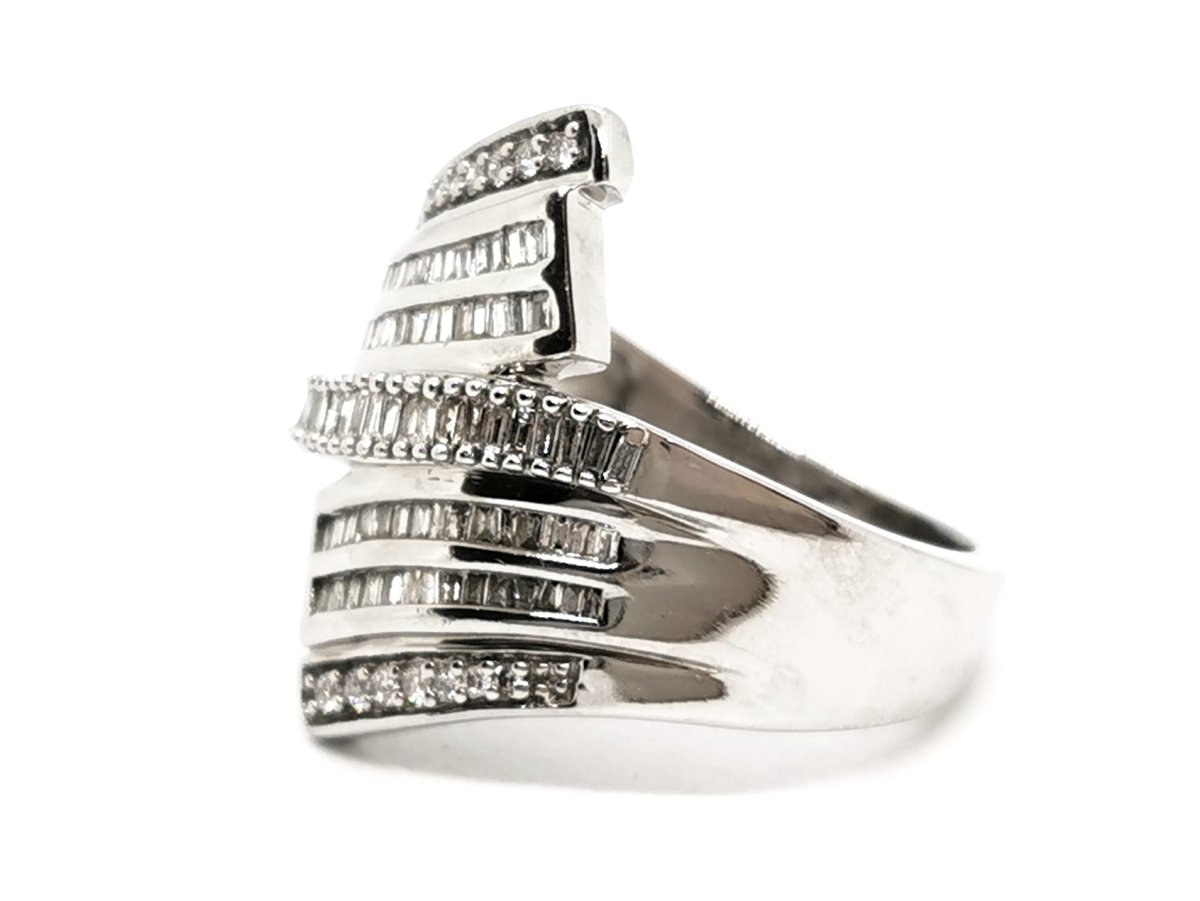 Bague Or blanc Diamant - Castafiore