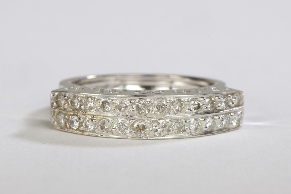 Bague Or blanc Diamant - Castafiore