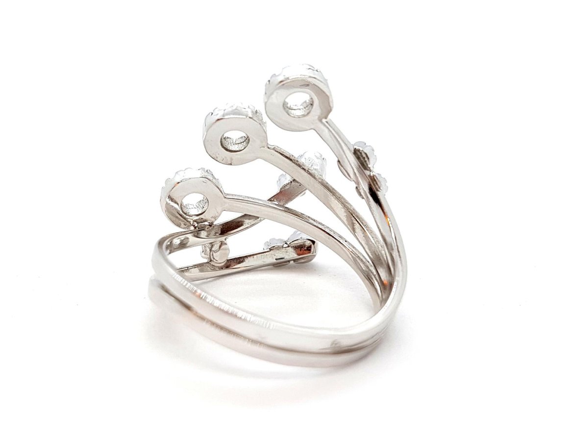 Bague Or blanc Diamant - Castafiore