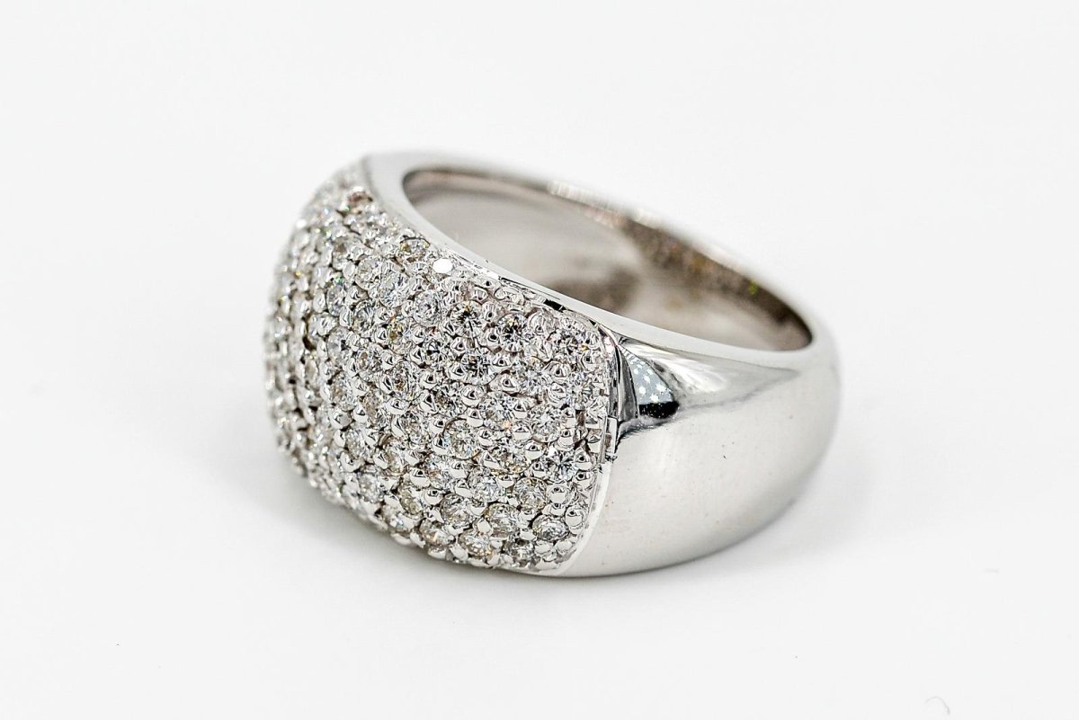 Bague Or blanc Diamant - Castafiore