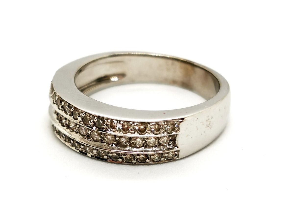 Bague Or blanc Diamant - Castafiore