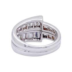 Bague or blanc et diamants - Castafiore