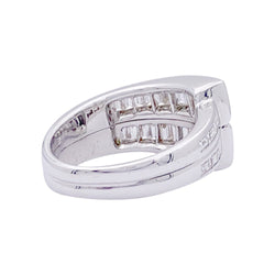 Bague or blanc et diamants - Castafiore