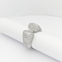 Bague or blanc et diamants - Castafiore