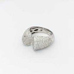 Bague or blanc et diamants - Castafiore