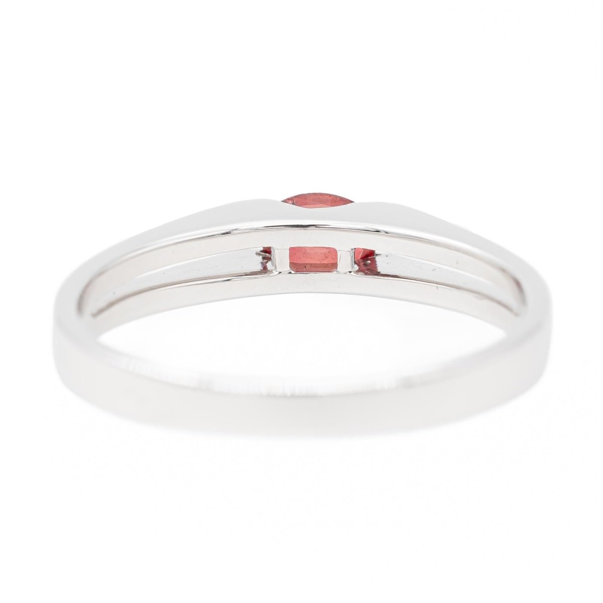 Bague Or blanc Rubis - Castafiore