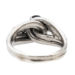 Bague Or blanc Saphir - Castafiore