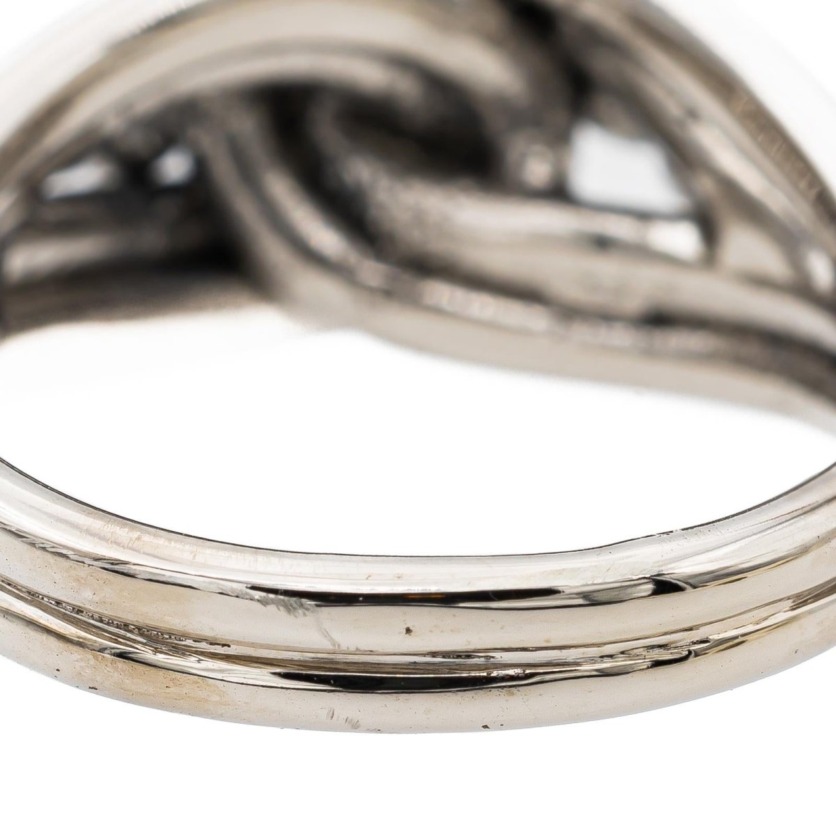 Bague Or blanc Saphir - Castafiore