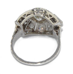 Bague or gris 18k ornée d'un diamant - Castafiore