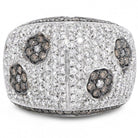 Bague or gris diamants blancs - Castafiore