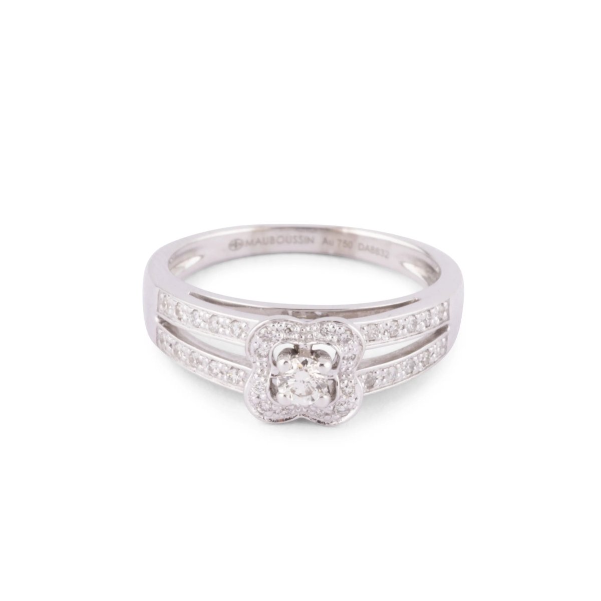 Bague or gris et diamant de la maison Mauboussin - Castafiore