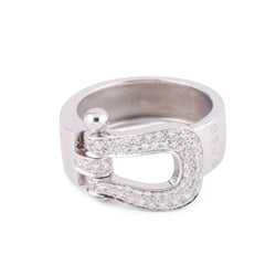 Bague or gris et diamants Fred Force 10 - Castafiore