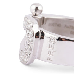 Bague or gris et diamants Fred Force 10 - Castafiore