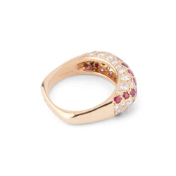 Bague or jaune Boucheron rubis et diamants - Castafiore