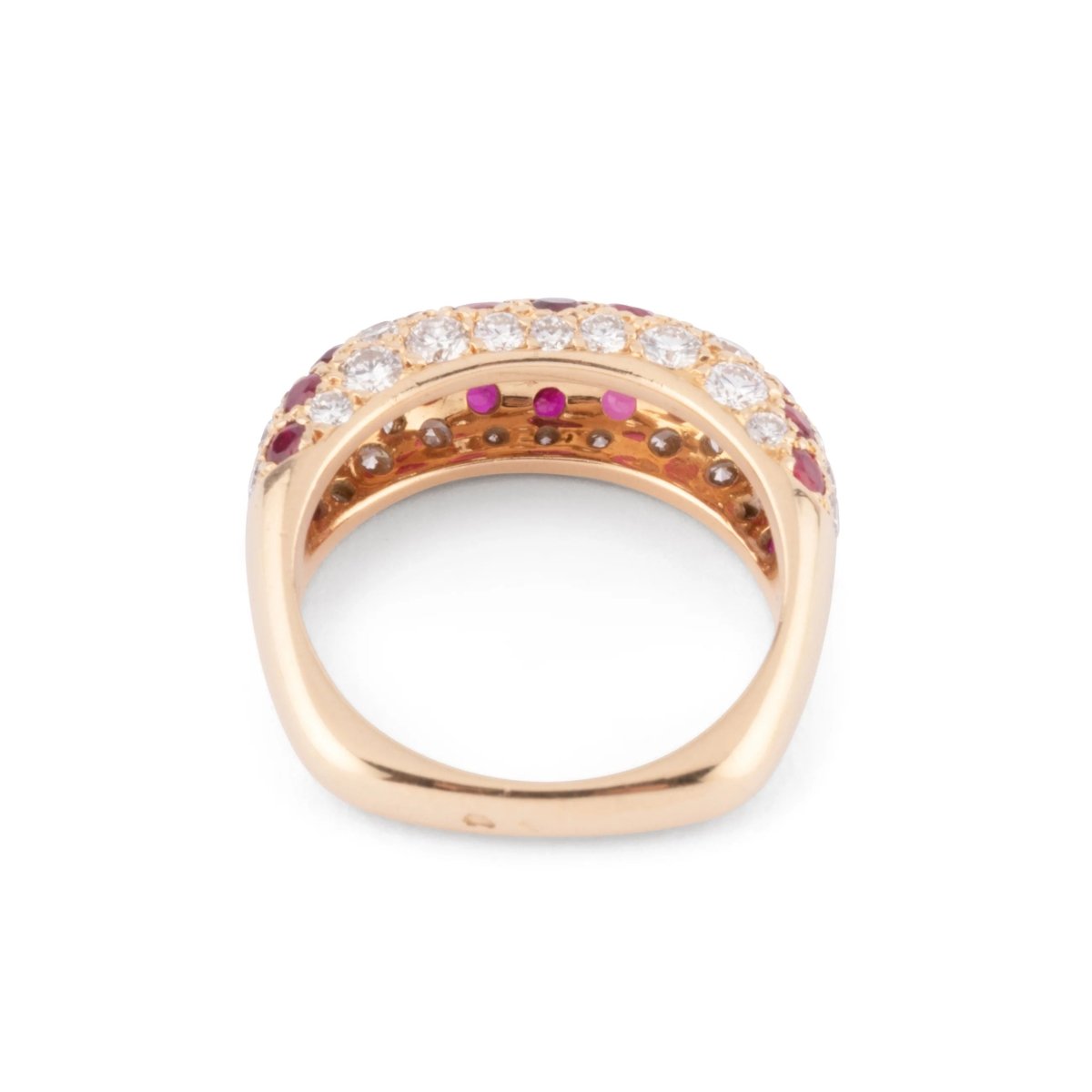 Bague or jaune Boucheron rubis et diamants - Castafiore