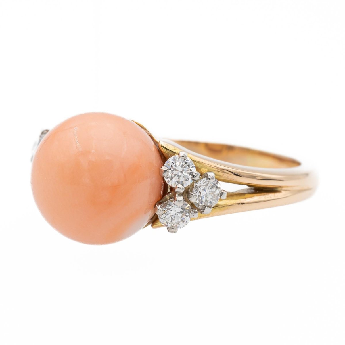 Bague Or jaune Corail - Castafiore