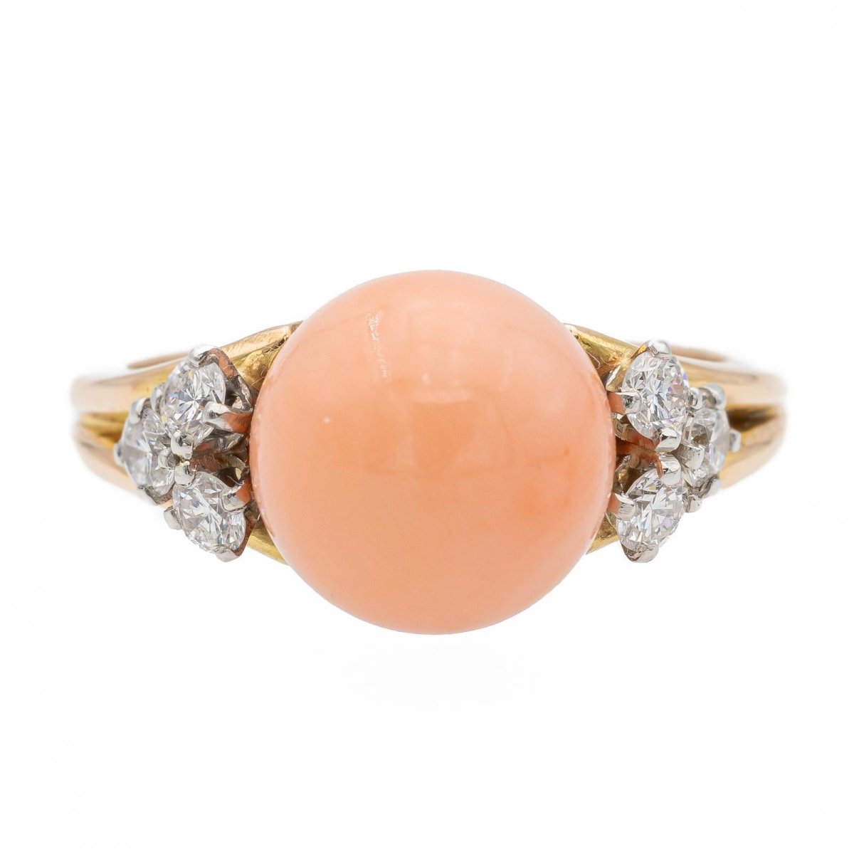 Bague Or jaune Corail - Castafiore