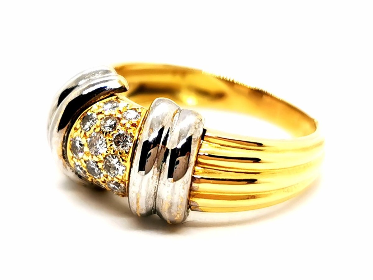 Bague Or jaune Diamant - Castafiore