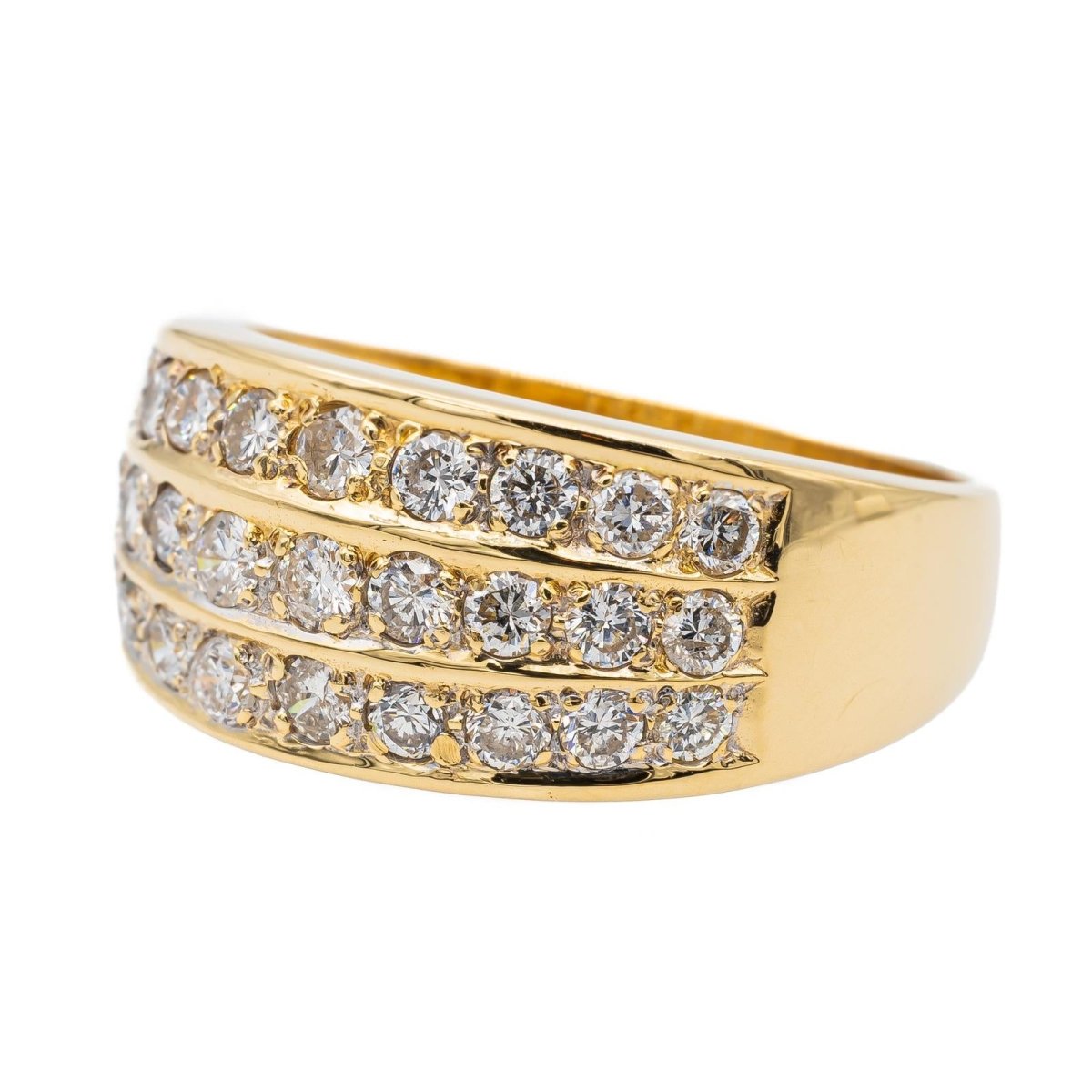 Bague Or jaune Diamant - Castafiore