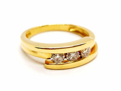 Bague Or jaune Diamant - Castafiore