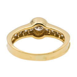 Bague Or jaune Diamant - Castafiore