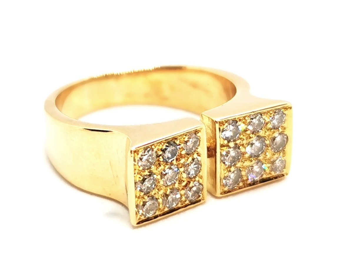Bague Or jaune Diamant - Castafiore