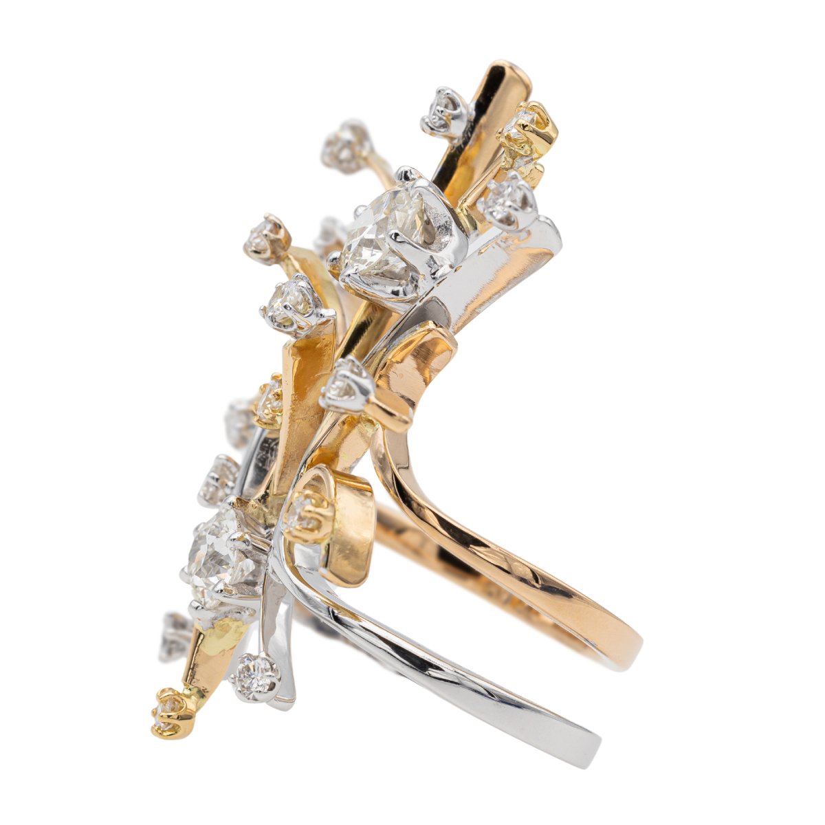 Bague Or jaune Diamant - Castafiore