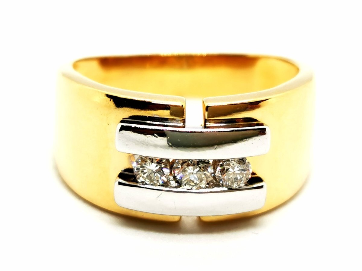 Bague Or jaune Diamant - Castafiore