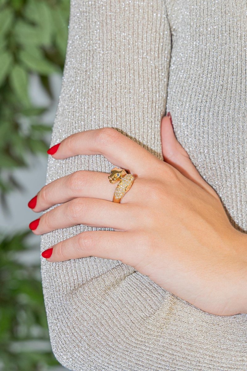 Bague Or jaune Diamant - Castafiore