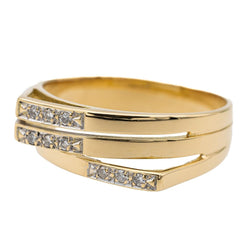 Bague Or jaune Diamant - Castafiore