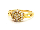 Bague Or jaune Diamant - Castafiore