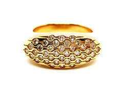 Bague Or jaune Diamant - Castafiore