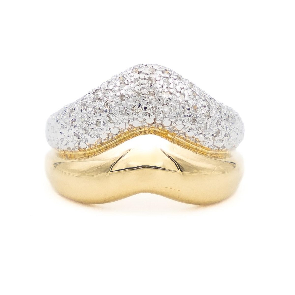 Bague Or jaune Diamant - Castafiore