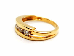 Bague Or jaune Diamant - Castafiore