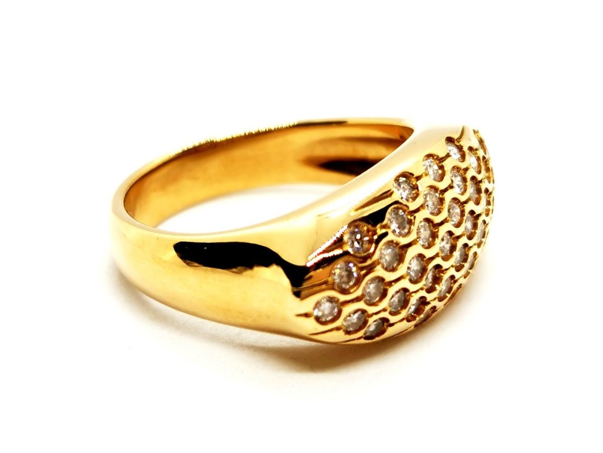 Bague Or jaune Diamant - Castafiore