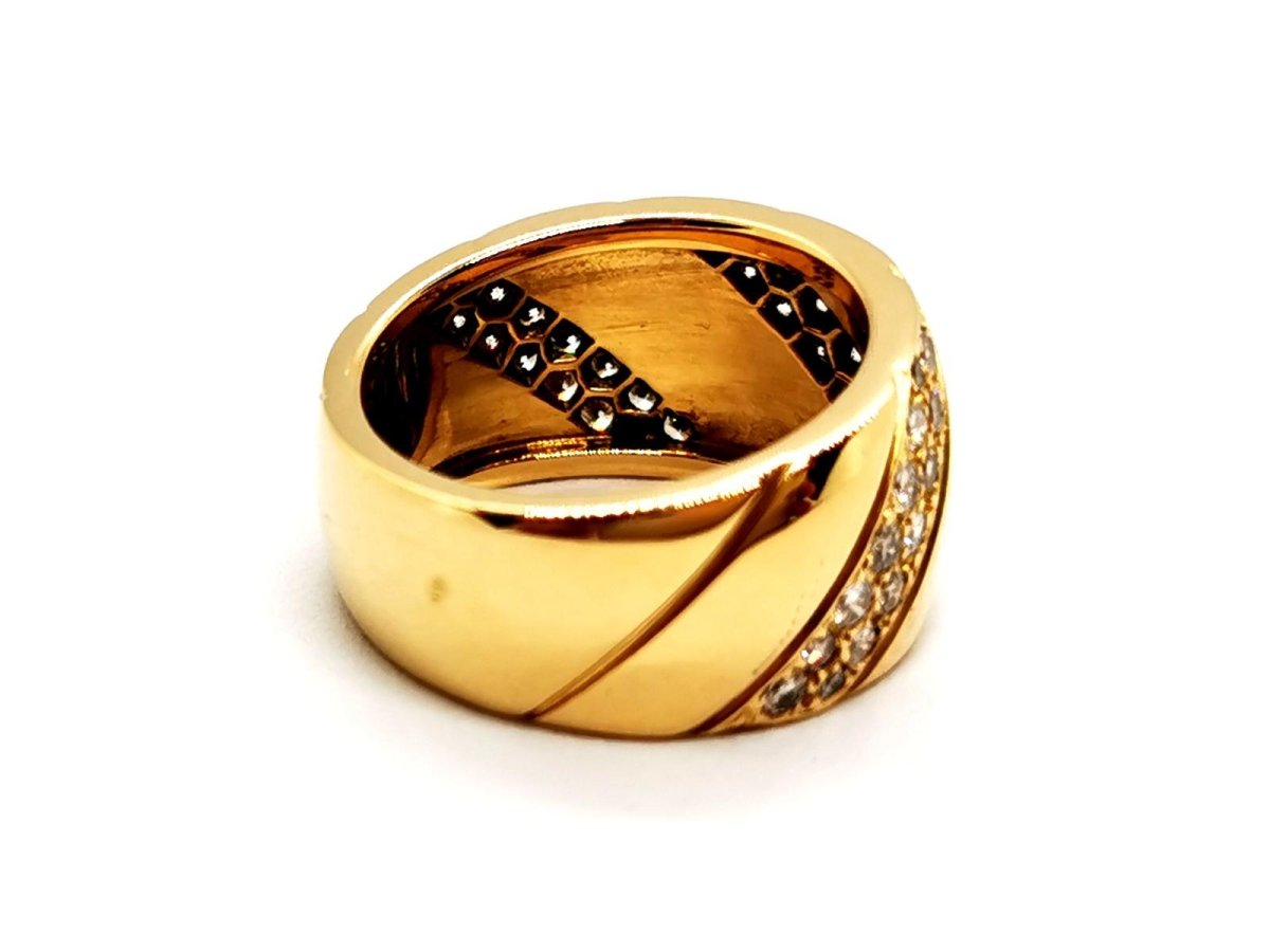 Bague Or jaune Diamant - Castafiore