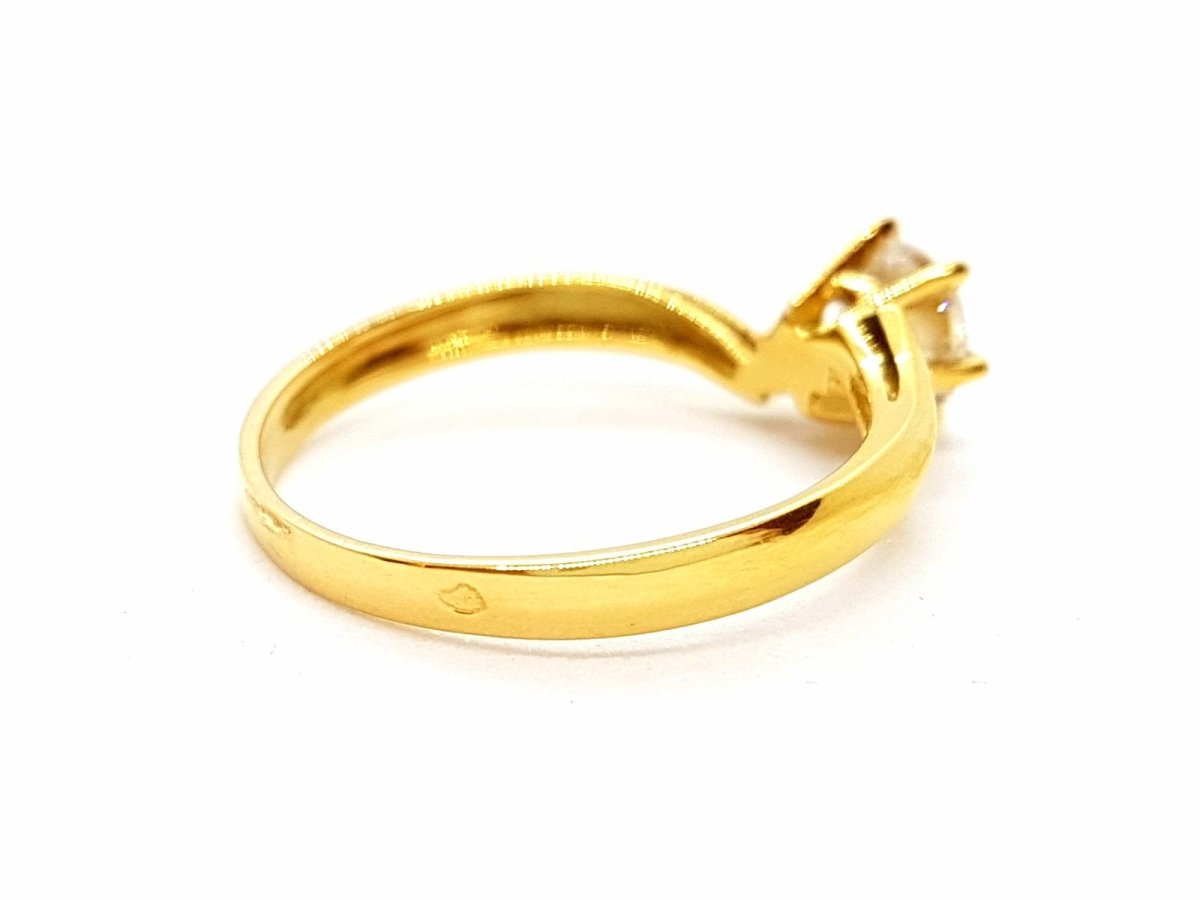 Bague Or jaune Diamant - Castafiore